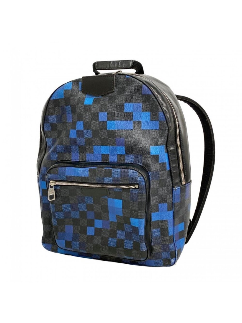 Louis Vuitton Backpack Damier Graphite Pixel Josh Black Blue